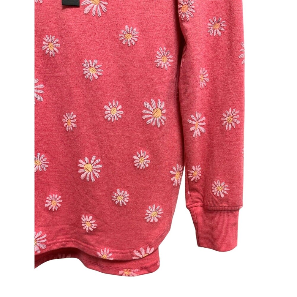 Jane & Delancey Women's  V-Neck Pullover Top Long Sleeve Size M Pink - Picture 6 of 9